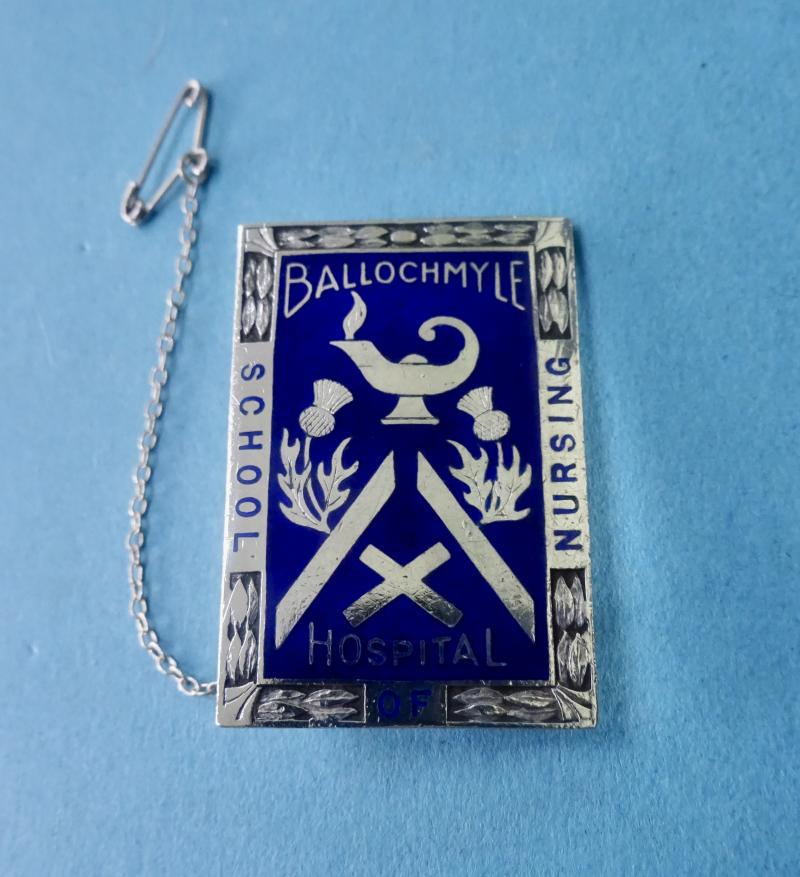 Ballochmyle School of Nursing Ayrshire,Silver Nurses Badge